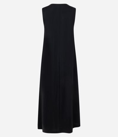 Vestido Evasê Largo en Orly con Cuello Redondo 7