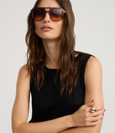 Vestido Evasê Largo en Orly con Cuello Redondo 3