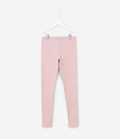 Pantalón Legging Infantil con Brillos Holográficos - Talle 5 a 14 años