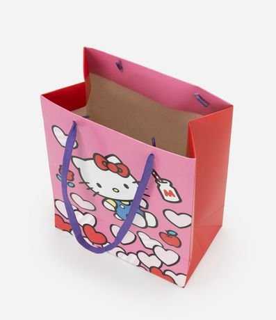 Bolsa de Regalo Pequeña con Estampa Hello Kitty y Corazones 3