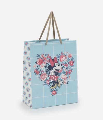 Embalaje de Regalo Mediana con Estampa de Minnie con Flores