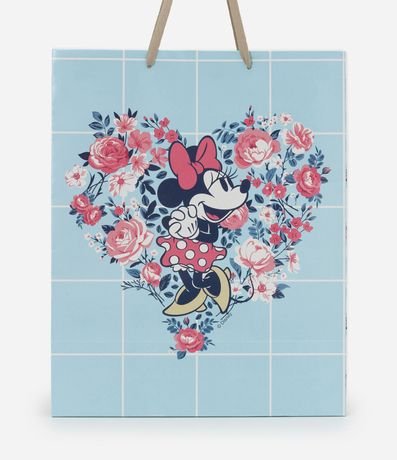 Embalaje de Regalo Mediana con Estampa de Minnie con Flores 2