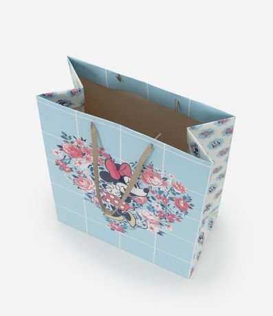 Embalaje de Regalo Mediana con Estampa de Minnie con Flores 3