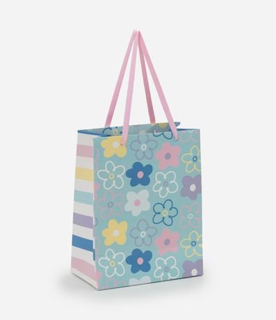 Bolsa de Regalo Pequeña con Estampa Floral