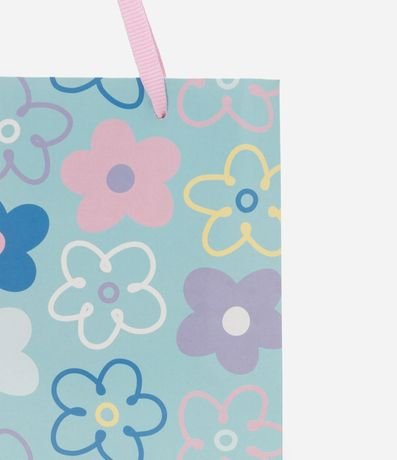Bolsa de Regalo Pequeña con Estampa Floral 2