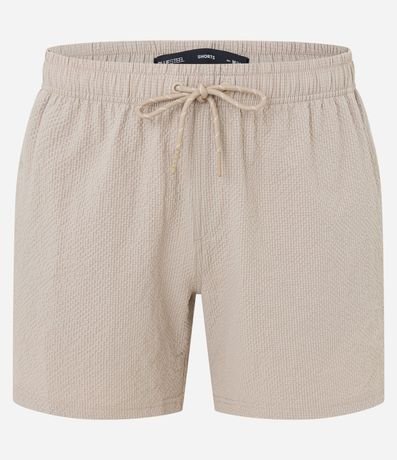 Bermuda Playera Básica en Microfibra Texturizado  6