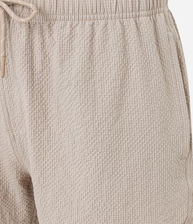 Bermuda Playera Básica en Microfibra Texturizado  8