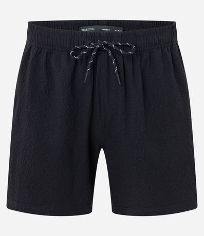 Bermuda Playera Básica en Microfibra Texturizado  5