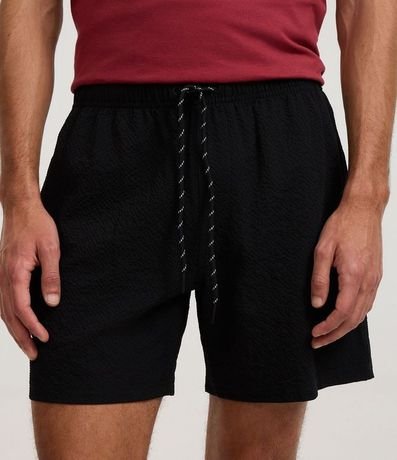 Bermuda Playera Básica en Microfibra Texturizado  2