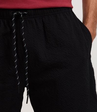 Bermuda Playera Básica en Microfibra Texturizado  4