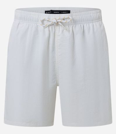 Bermuda Básica en Microfibra con Cintura Elástica y Cordón 1