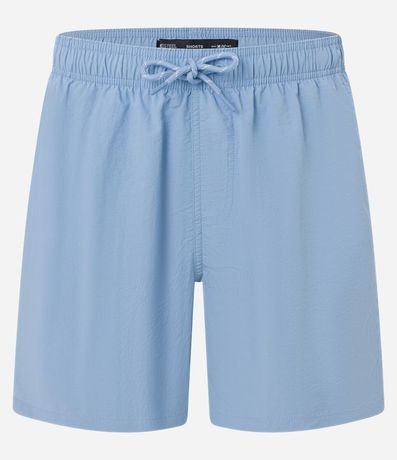 Bermuda Básica en Microfibra con Cintura Elástica y Cordón 1