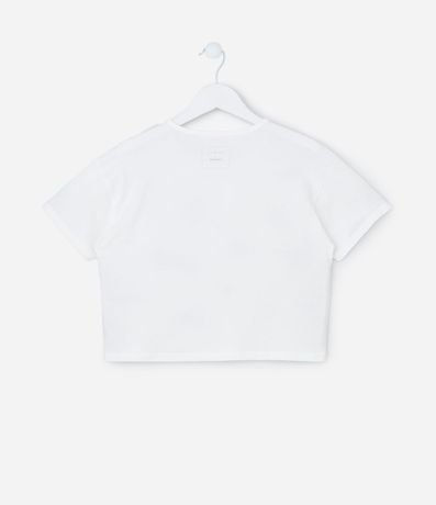 Remera Corta Infantil con Estampa Doodles - Talle 5 a 14 años 2