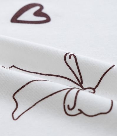 Remera Corta Infantil con Estampa Doodles - Talle 5 a 14 años 3