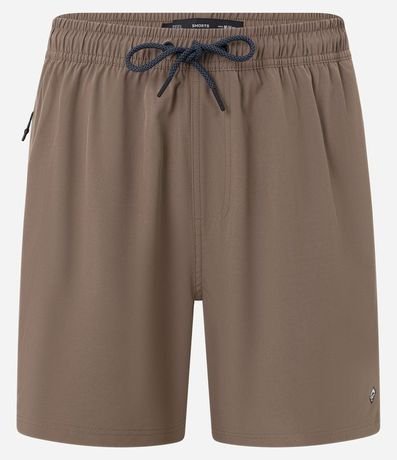 Bermuda con Detalle de Etiqueta Gomosa 5