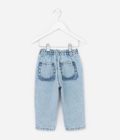 Pantalón Mom Infantil en Jeans - Talle 1 a 6 años 3