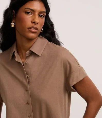 Camisa Texturizada en Orly con Recorte en la Manga 3