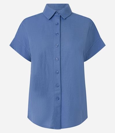 Camisa Texturizada en Orly con Recorte en la Manga 4