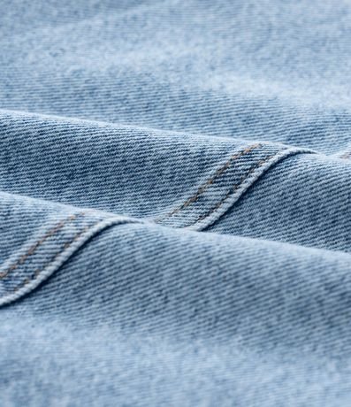 Peto Infantil en Jeans con Estampa Bordada de Mini Ícones y Frufru- Talle 1 a 6 años 4