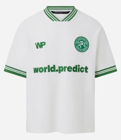 Remera Oversized Deportiva Texturizado con Patch y Bordados 7