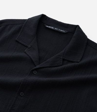 Camisa Boxy en Jacquard con Texturizado Bowling 5