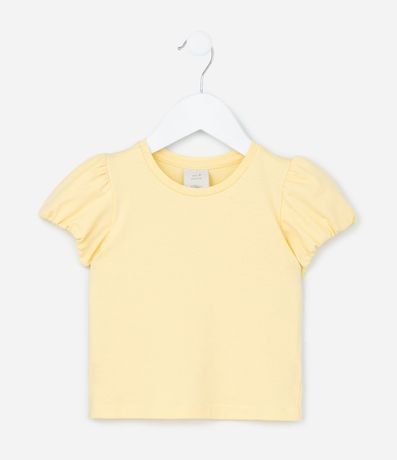 Blusa Infantil con Manga Abullonada - Talle 1 a 6 años 2