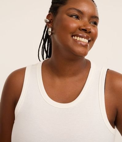 Blusa Musculosa Acanalada en Rib Curve & Plus Size 2