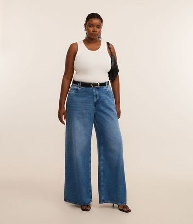 Blusa Musculosa Acanalada en Rib Curve & Plus Size 3