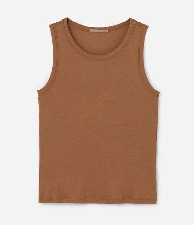 Blusa Musculosa Acanalada en Rib Curve & Plus Size 4