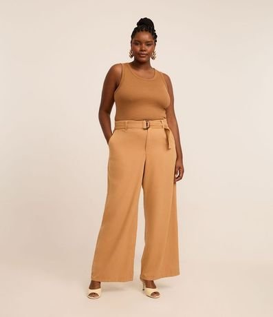 Blusa Musculosa Acanalada en Rib Curve & Plus Size 2