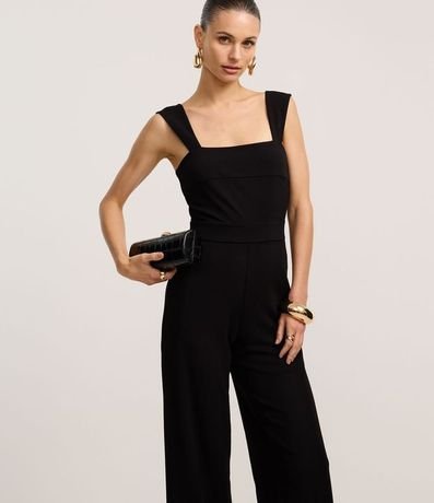 Mono en Crepé con Escote Cuadrado y Bretel Ancho 2