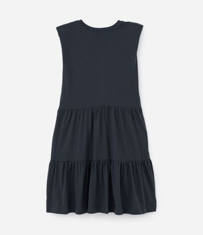 Vestido Corto Muscle Tee en Algodón con Volados Marias Curve & Plus Size 6