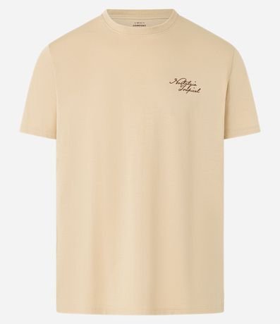 Remera Comfort en Algodón con Estampa Lettering Nostalgia Tropical 6
