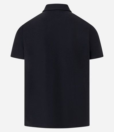 Camisa Polo Slim con Cremallera en el Cuello y Texturizada 8