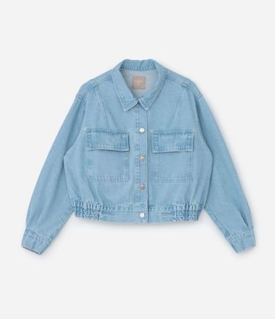 Campera en Jeans con Cintura Elástica Curve & Plus Size 5