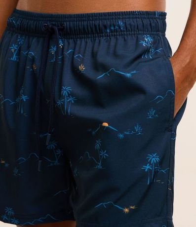 Bermuda de Baño con Estampa Mini Ilha 3