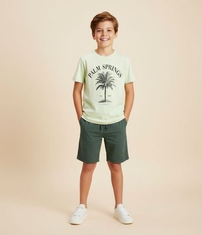 Remera Infantil con Lettering Palm Springs - Talle 5 a 14 años