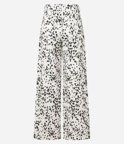 Pantalón Wide Leg en Sarga Animal Print 8
