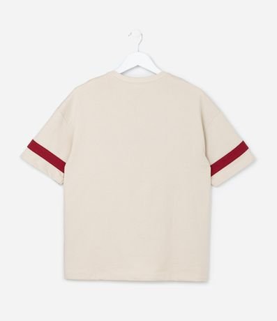 Remera Infantil en Chenile con Bordado Lettering -  Talle 5 A 14 años 2