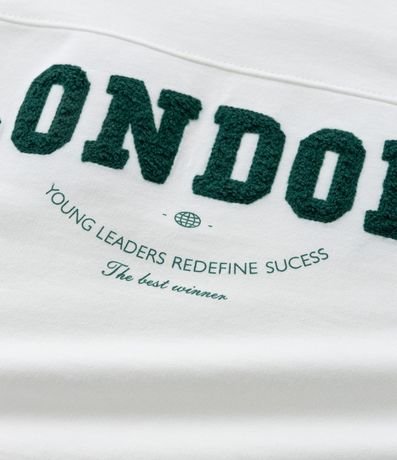 Remera Infantil en Chenile con Bordado Lettering -  Talle 5 A 14 años 6