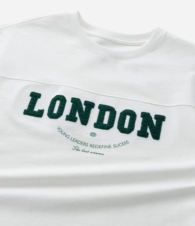 Remera Infantil en Chenile con Bordado Lettering -  Talle 5 A 14 años 7