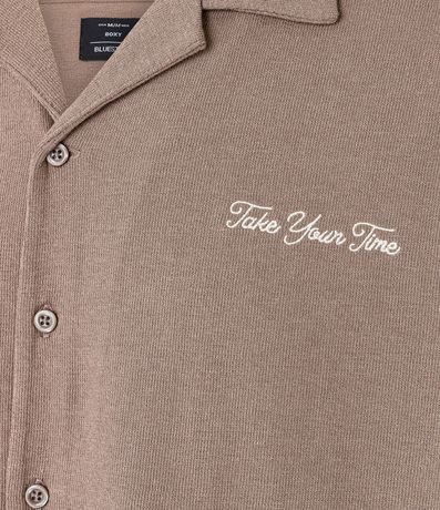 Camisa Boxy en Algodón con Bordado de palmeras 8