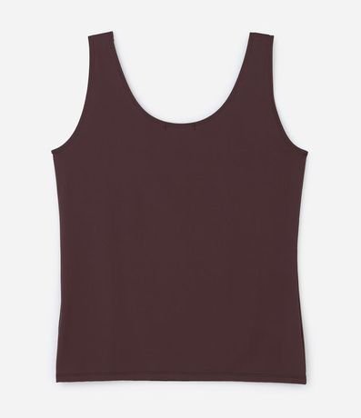 Blusa Musculosa en Poliamida con Breteles Anchos Curve & Plus Size 7