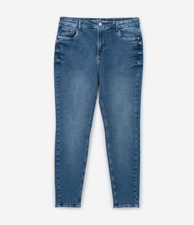 Pantalón Skinny en Jeans con Deshilachados Curve & Plus Size 6
