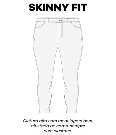 Pantalón Skinny en Jeans con Deshilachados Curve & Plus Size 6