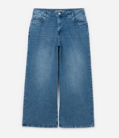 Pantalón Wide Leg en Sarga con Fenda en Bajo Curve & Plus Size 6