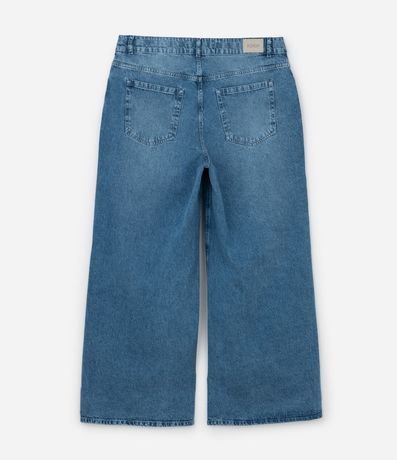 Pantalón Wide Leg en Sarga con Fenda en Bajo Curve & Plus Size 7