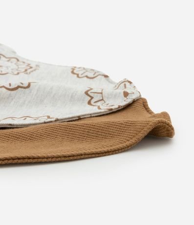 Kit 02 Baberos Infantiles con Estampa León - Talle único 3