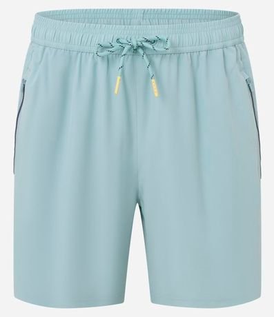 Bermuda Deportiva sin Estampado con Detalles de Colores 9