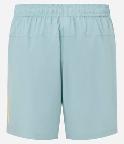 Bermuda Deportiva sin Estampado con Detalles de Colores 10